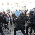 Противостояние студентов в Милане
