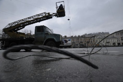 Авария на электросетях. Фото: dp.ru