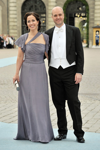 премьер-министр Швеции Фредрик Рейнфельдт с женой Фелиппой. Фото: spletnik.ru