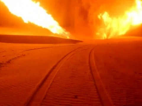 В Челябинской области произошел порыв на газопроводе