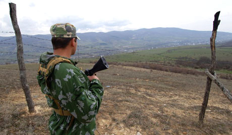 Граница Грузии и Южной Осетии. Фото: РИА Новости