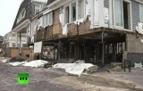 Район Нью-Йорка Квинс, разрушенный ураганом Сэнди. Кадр RT