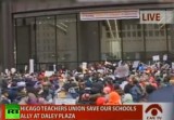 Жители Чикаго решили защитить своё право на образование. Кадр RT