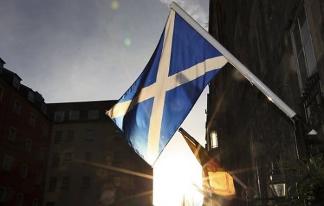 Флаг Шотландии. Фото: rus.delfi.lv