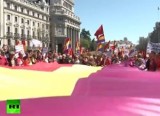 Шествие за республику в Мадриде. Кадр RT