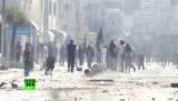 Столкновения ливийских экстремистов с полицией в Тунисе. Кадр RT