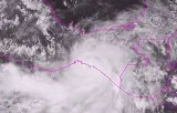 Ураган "Барбара" из космоса. Кадр NTDTV