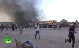 Штурм базы революционеров в Бенгази, Ливия. Кадр RT