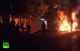 Очередная ночь беспорядков в Анкаре. Кадр RT