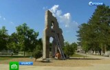 Строительство памятника жертвам наводнения в Крымске. Кадр НТВ