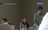 Эдвард Сноуден в Шереметьево. Кадр телеканала "Россия"