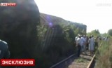 В Самарской области сошли с рельсов вагоны со взрывчаткой. Кадр LifeNews