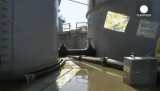 С Фукусимы течёт радиоактивная вода. Кадр Euronews