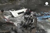 Страшная автомобильная катастрофа на юго-западе Перу. Кадр Euronews