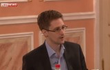 Эдвард Сноуден на вручении премии Сэма Адамса в Москве. Кадр LifeNews