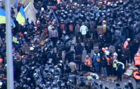 Евромайдан © Скриншот: ustream.tv