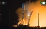 Запуск ракеты Союз-СТ с телескопом Gaia. Кадр Euronews