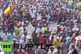 Гаитяне протестуют против политики США. Кадр RT RUPTLY