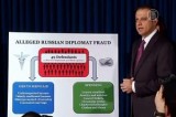 Нью-Йокский прокурор рассказывает о мошеннической схеме, в использовании которой обвиняют российских дипломатов. Кадр NTDTV