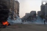 Уличные беспорядки в Каире. Кадр Euronews