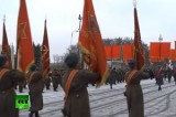 Военный парад на 70-летие снятия блокады Ленинграда. Кадр RT