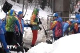 Уборка снега в Сочи. Кадр RTVi