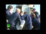 Прямая трансляция приземления капсулы «Союза» с членами экспедиции МКС-39 на борту