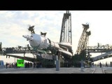 Пилотируемый космический корабль «Союз ТМА-14М» доставлен на стартовый комплекс