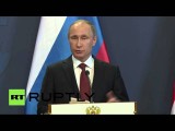 Пресс-конференция Владимира Путина и премьер-министра Венгрии