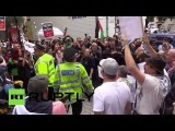 В Лондоне протестующие требуют арестовать премьер-министра Израиля