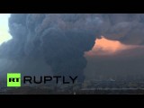 На севере Санкт-Петербурга произошел крупный пожар